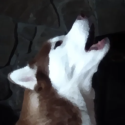 A husky howling, the Howling Tuner app icon